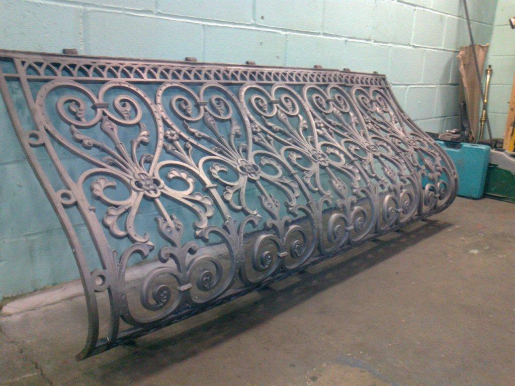 Repaired railings in our workshop Repaired railings in our workshop