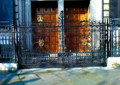 entrance gates national portrait gallery london wc2