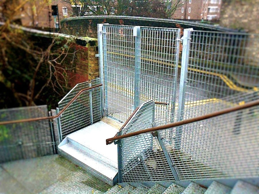 Fire Escape Extension, Bridge Academy, Hackney, London