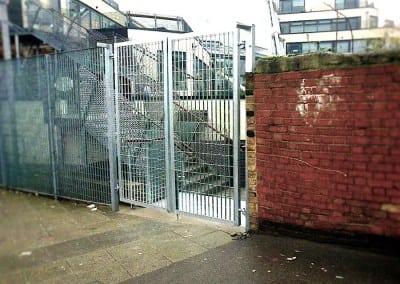 fire escape extension bridge academy hackney london e2 4