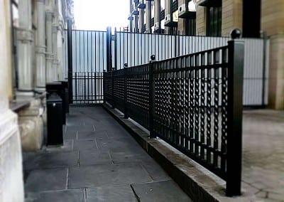 iron handrails st stephens tavern westminster london 02