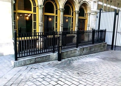 Wrought Iron Railings, St. Stephen’s Tavern, Westminster, London SW1