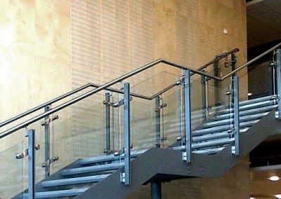 modern metal handrails