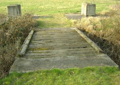 replacement wooden bridge unilever house before