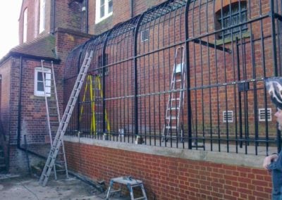 Restoration of Victorian Railings Saffron Waldon Police Station 4