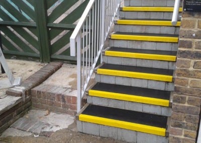 aluminium handrails david lloyd club finchley 02
