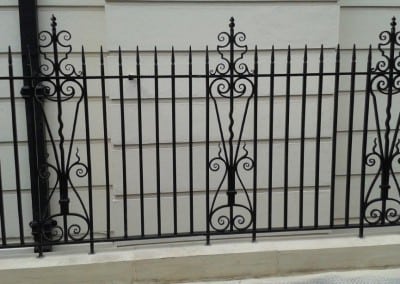 Railing Repairs – Bedford Estates, Ridgmount Gardens, London WC1E