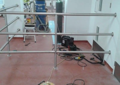 Stainless Steel Handrails and Gates, Allied Bakeries, Stevenage, Hertfordshire