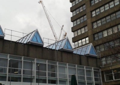 walkway with access ladders london metropolitan university 02