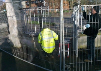 wrought iron gate restoration chalkwell park gates southend on sea 012