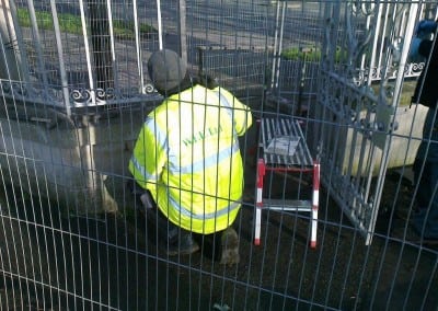wrought iron gate restoration chalkwell park gates southend on sea 013