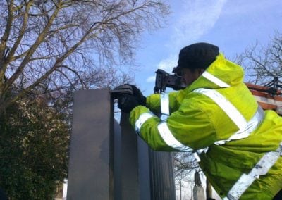 Repairing gates at the Royal Observatory Greenwich