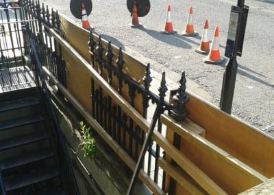 railing repairs grade ii listed church hinde street methodist church 07