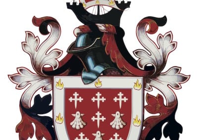 aluminium shield plaques davenant school artwork