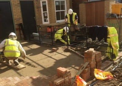 custom made estate fencing carnarvon road london e18 03