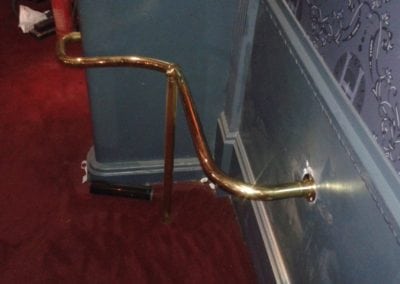 Brass Handrail Repairs London Palace Theatre London 6