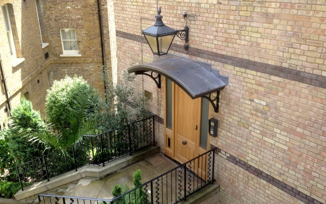Metal Entrance Canopy Hampstead, London NW3