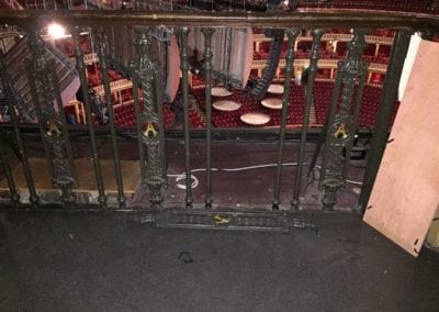 Wrought Iron Ballustrade Panels and Spindles Royal Albert Hall London 2