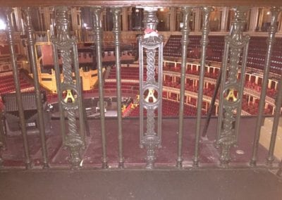 Wrought Iron Ballustrade Panels and Spindles Royal Albert Hall London 3