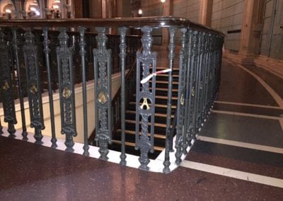 Wrought Iron Ballustrade Panels and Spindles Royal Albert Hall London 4