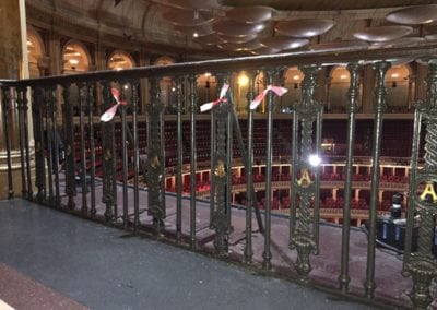 Wrought Iron Ballustrade Panels and Spindles Royal Albert Hall London 5