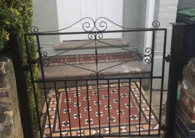 Wrought Iron Gate Repair London Before 2