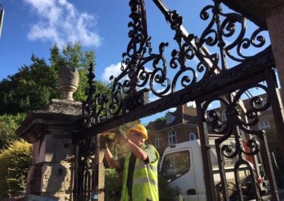Metal Gate Repairs Bromley College Gates 9