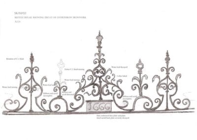Metal Gate Repairs Architect Drawings