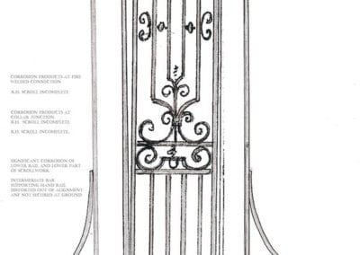 Metal Gate Repairs Bromley College Gates Architect Drawing 3