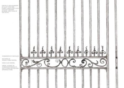Metal Gate Repairs Bromley College Gates Architect Drawing 4
