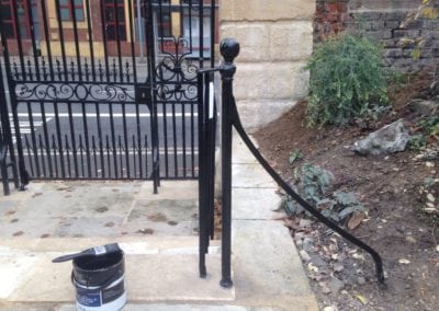 Metal Handrail Restoration Kent Bromley College Handrails 2