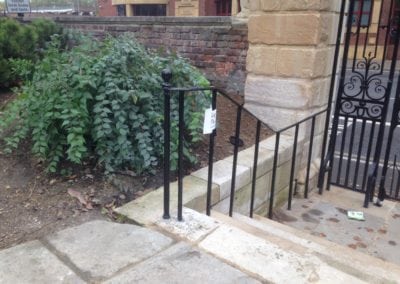 Metal Handrail Restoration Kent Bromley College Handrails 4