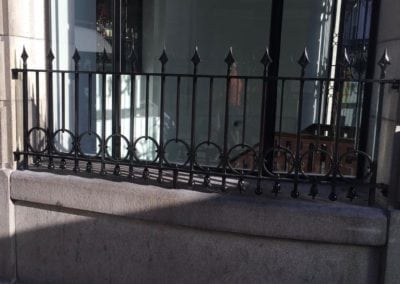 Grade II Listed Metalwork London Balustrade Panel Restoration One Aldwych Hotel 3