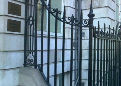 New Wrought Iron Railings London Mayfair W1 2