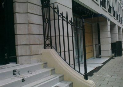 New Wrought Iron Railings London Mayfair W1 4