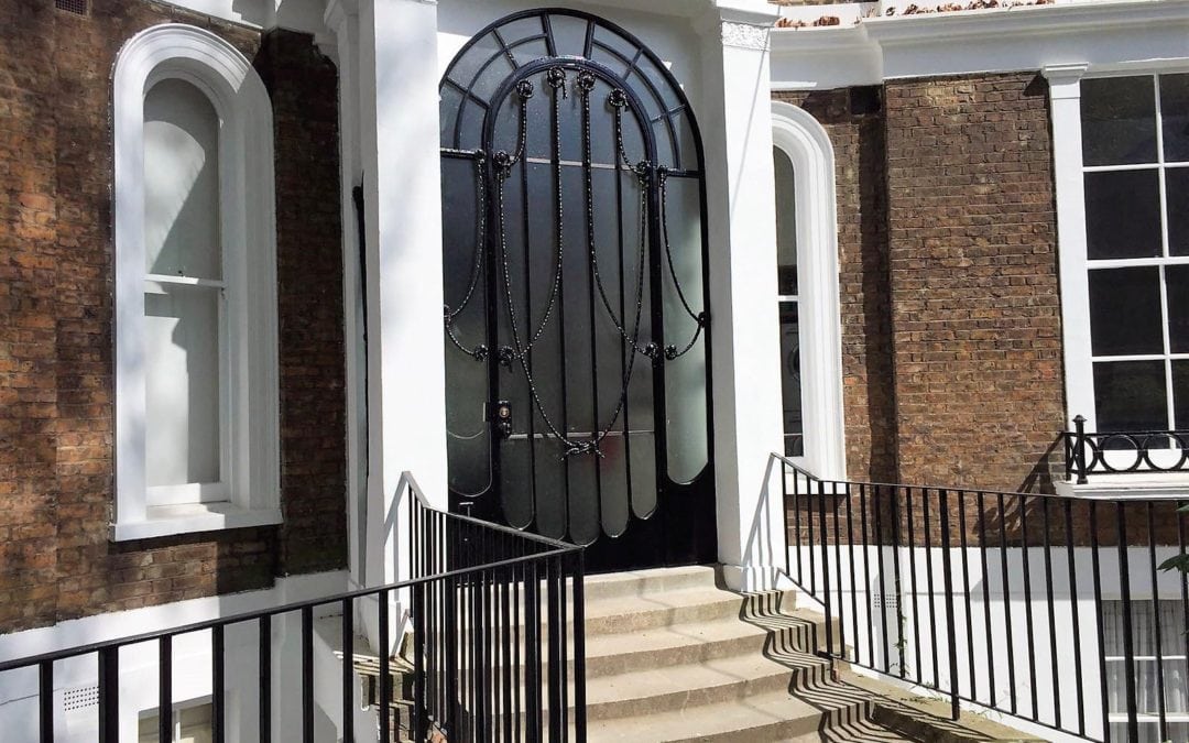 Refurbishment of Metal Door, Porchester Terrace, Bayswater, London W2