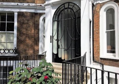 Refurbishment of Metal Door Porchester Terrace London W2 2