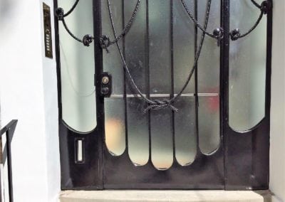 Refurbishment of Metal Door Porchester Terrace London W2 3