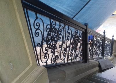 Wrought Iron Railing Fabrication for New Mansion in Lancashire 11