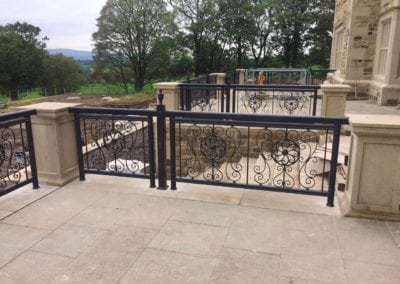Wrought Iron Railing Fabrication for New Mansion in Lancashire 4