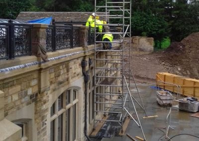 Wrought Iron Railing Fabrication for New Mansion in Lancashire 5