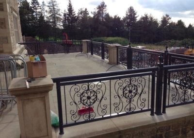 Wrought Iron Railing Fabrication for New Mansion in Lancashire 7