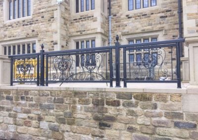 Wrought Iron Railings for New Mansion in Lancashire 4