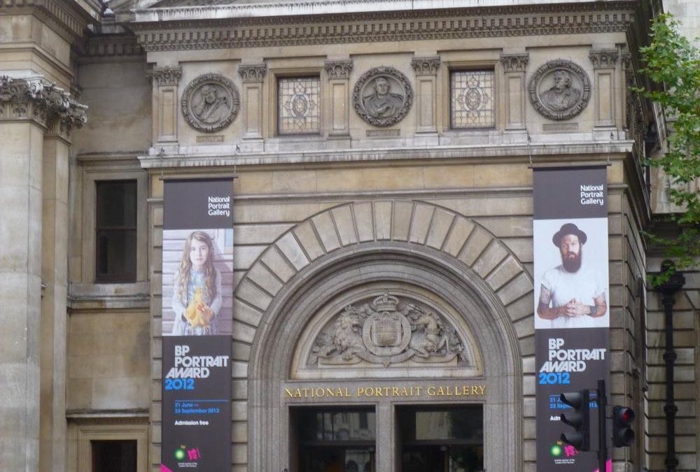 New Tracks for Entrance Doors, Grade I listed National Portrait Gallery, London WC2