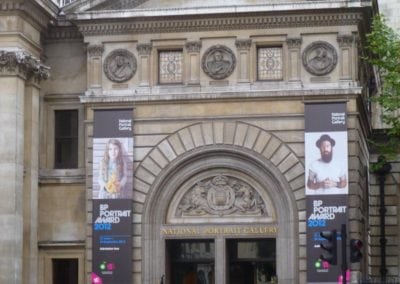New Tracks for Entrance Doors, Grade I listed National Portrait Gallery, London WC2