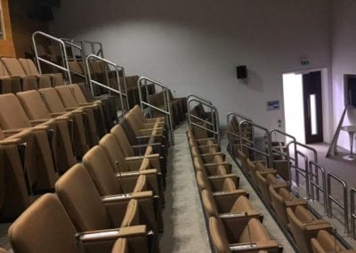 Stainless Steel Handrails Grade II Listed Building Unilever House London EC1 8