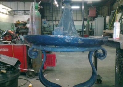 Priory Park Gates Refurbishment Lantern