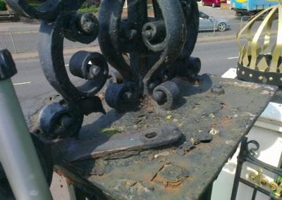 Refurbishment of Priory Park Gates Southend on Sea Essex 2