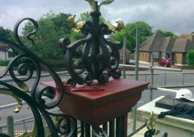 Refurbishment of Priory Park Gates Southend on Sea Essex 3