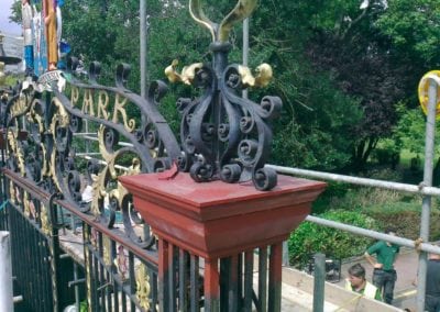 Refurbishment of Priory Park Gates Southend on Sea Essex 5